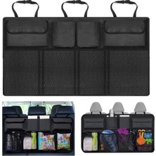 Calperia 8 Cepli Araç Bagaj Düzenleyici, Fileli Çanta Organizer