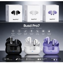 Azurtech Busd Pro7 Kablosuz Bluetooth Kulaklık Tws Şarj Kutulu Dokunmatik Stereo Kulaklık Ios & Android Uyumlu