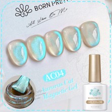 Born Pretty Auroras Cat Magnetic Gel/kuzey Işıkları Kedi Gözü Kalıcı OJE(AC04)-10ML