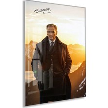 Peony Concept Mustafa Kemal Atatürk – Cam Duvar DEKORU-PEONYATA092