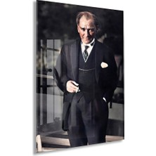 Peony Concept Mustafa Kemal Atatürk – Cam Duvar DEKORU-PEONYATA093