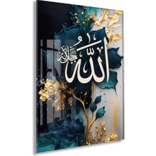 Peony Concept Islami Çiçek Motifli Tablo – Premium Dekoratif Cam- PEONYDINI159