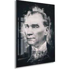 Peony Concept Mustafa Kemal Atatürk – Cam Duvar DEKORU-PEONYATA102