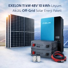 Sed Exelon 11 Kw Inverterli 10 Kwh Lityum Akülü Solar Enerji Paketi