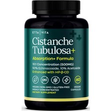 Etta Vita Cistanche Tubulosa 60 Vegie Capsules.made In Usa.