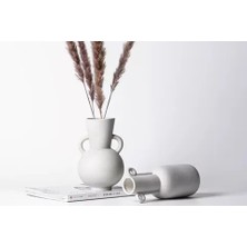 Vivense Iskandinav Antik Vazo Seti, Beyaz