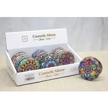 Epilons Taşlı Yuvarlak El Aynası Kalın ALK3757