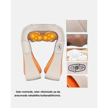 Sepetink Ergonomik Ovmalı Masaj Aleti – Isıtmalı, Yoğurmalı, Boyun ve Bel Rahatlatıcı Masaj Makinesi