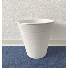 Calperia 10 Litre Kapasiteye Sahip Beyaz Çöp Kutusu