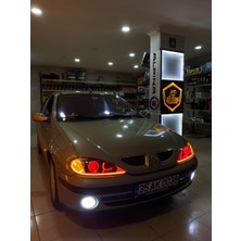 Renault Megane 1 Uyumlu Rgb Angel Far Içi O+L Tipi 16 Renkli Kumandalı