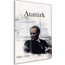 Peony Concept Mustafa Kemal Atatürk – Cam Duvar DEKORU-PEONYATA095