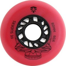 PremiumPort Renkli 80MM 90A Paten Tekerleği Seti, Akıcı ve Rahat Sürüş Için