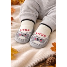 Minissa Baby Kids Çarık Çorap Kaydırmaz Tabanlı - Bebek Çocuk Patik-Deri Taban