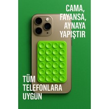 Case Collection Telefon Tutucu Vantuz Slikon Vakumlu Cep Telefonu Için Yapışkanlı Kaymaz Tutucu Cama Yapışan