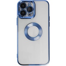 Kazan Hobi Newface Apple iPhone 14 Pro Max Kılıf Slot Silikon - Mavi