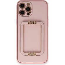 Kazan Hobi Newface Apple iPhone 12 Pro Kılıf Coco Elit Kapak - Pembe