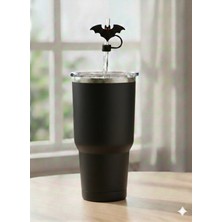 Case Collection Stnly Quencher Termos Için Silikon Pipet Tıpası Kapağı Toz Geçirmez Kapak Şekilli Pipet Başlığı