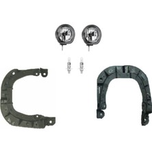 Fiat Fiorino Sağ ve Sol Sis Farı Takımı Çerçeveli Set