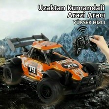 Oyunsal 2.4ghz Yüksek Hızlı 4 Kanal Kumandalı Metal Alaşım Rc Arazi Arabası Off-Road 60 Mt. Menzil-1 Adet