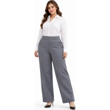 Kübra Kadın Boru Paça Kumaş Pantolon BGL-ST05386