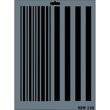 Rich New Seri N-150 Stencil 35X25 cm