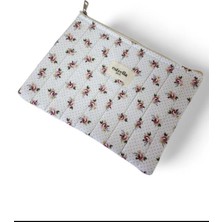 Estrella Paris Bloom Portföy & Clutch El Çantası Tablet Çantası Makyaj Çantası Çiçek 25 x 19 cm