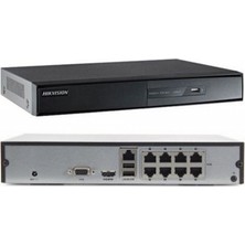 Hikvision Hıkvısıon DS-7108NI-Q1/8P/M, 8kanal Poe, 4mpix, H265+, 1 HDD Desteği, 1520P Kayıt, 60MBPS Bant Genişliği, Metal Kasa, Nvr