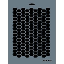 Rich New Seri N-125 Stencil 35X25 cm