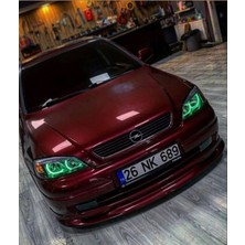 Astra G Uyumlu 4'lü L Tip Rgb Angel Iç Far Seti, 16 Renkli, Şık ve Parlak