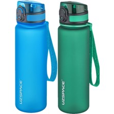 PremiumPort Sağlıklı ve Şık 2'li 500ML Tritan Su Matara Seti