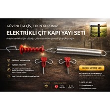 Elektikli Çit Kapı Yayı Takım Kaliteli Orjinal