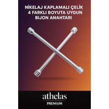 Çevre Dönüşümlü Nikelaj Kaplamalı Çelik Oto Bijon Anahtarı