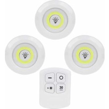 Kablosuz Pilli Işıldak  Masa Lambası Mutfak Tezgah Altı Banyo Dolabı Dolap Içi