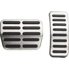 Polo 6r Otomatik Metal Pedal Seti 2009-2014, Şık ve Dayanıklı Tasarım