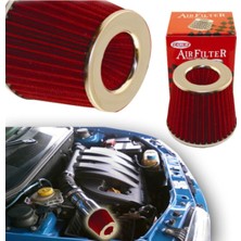 Ses ve Performans Artırıcı Açık Hava Filtresi +6 Hp, Kırmızı Aparatlı
