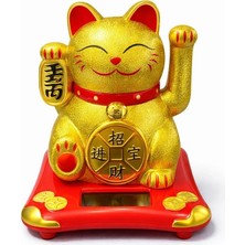 Güneş Enerjili Sallanan Şans Kedisi - Maneki Neko ALK4524