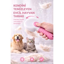 Şuşa Butik Evcil Hayvan Tüy Toplama Tarağı – Tek Tuşla Temizlik Kolaylığı -Modernfırça