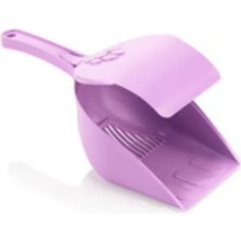 Terrien Kapaklı Kedi Kumu Küreği Lila