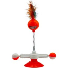 Terrien Vantuzlu Döner Hacı Yatmazlı Kedi Oyuncağı Kırmızı