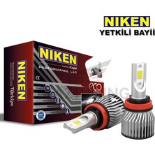 H8 LED Xenon Far Ampulü Eco Nikel 8000 Lümen, Parlak ve Enerji Tasarruflu