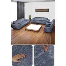 Kadife Kumaş Lastikli Esnek Çok Kaliteli Koltuk Kıkfı 3+3+1+1