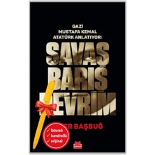 Kırmızı Kedi Yayınevi Alfa Kalem+Gazi Mustafa Kemal Atatürk Anlatıyor:savaş Barış Devrim(Ciltli) (Ilker Başbuğ) Yeni Kitap