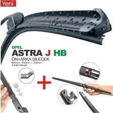 Astra J Hatchback Ön ve Arka Silecek Süpürge Seti 2009-2015 Uyumlu