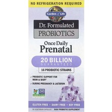 Garden Of Life, Dr. Formulated Probiotics, Once Daily Prenatal  30 Vegetarian Capsules.