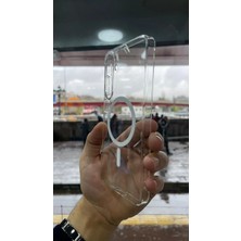 İzel Aksesuar Samsung Galaxy S24 Fe Sert Pc Sararmaz Magsafe Şeffaf  Kılıf