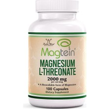 Double Wood Magnesium Magnezyum L-Threonate Magtein 100 Caps