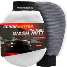 Schön Weiter Yün Dokulu Mikrofiber Araç Oto Yıkama Eldiveni – Hassas Boyalara Özel