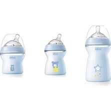 Chicco Bebek Biberon 150 250 330 ml Pp Pembe Mavi Desenli Biberon Set Plastiktir