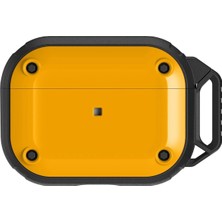 TKÇ Mey Ithalat®  Airpods Pro 2 (2.nesil) Asgard Kılıf - Sarı