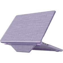 TKÇ Mey Ithalat®  Macbook Air 13.6 Macbook Kumaş Kapak - Mor